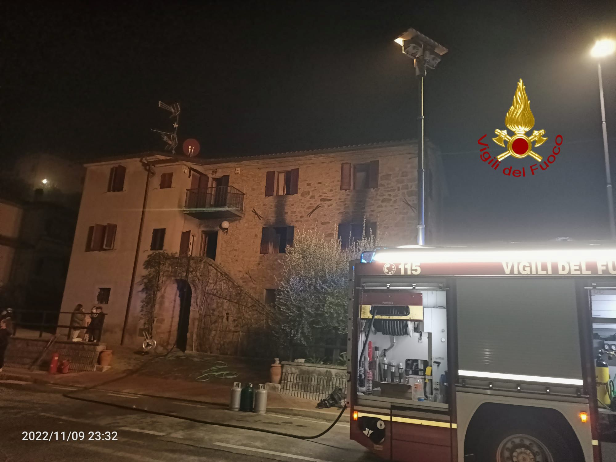 incendio appartamento Lisciano Noccone (2)