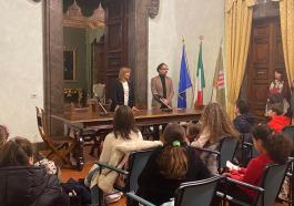 scuola Di VIttorio di Umbertide Incontro presidente Tesei