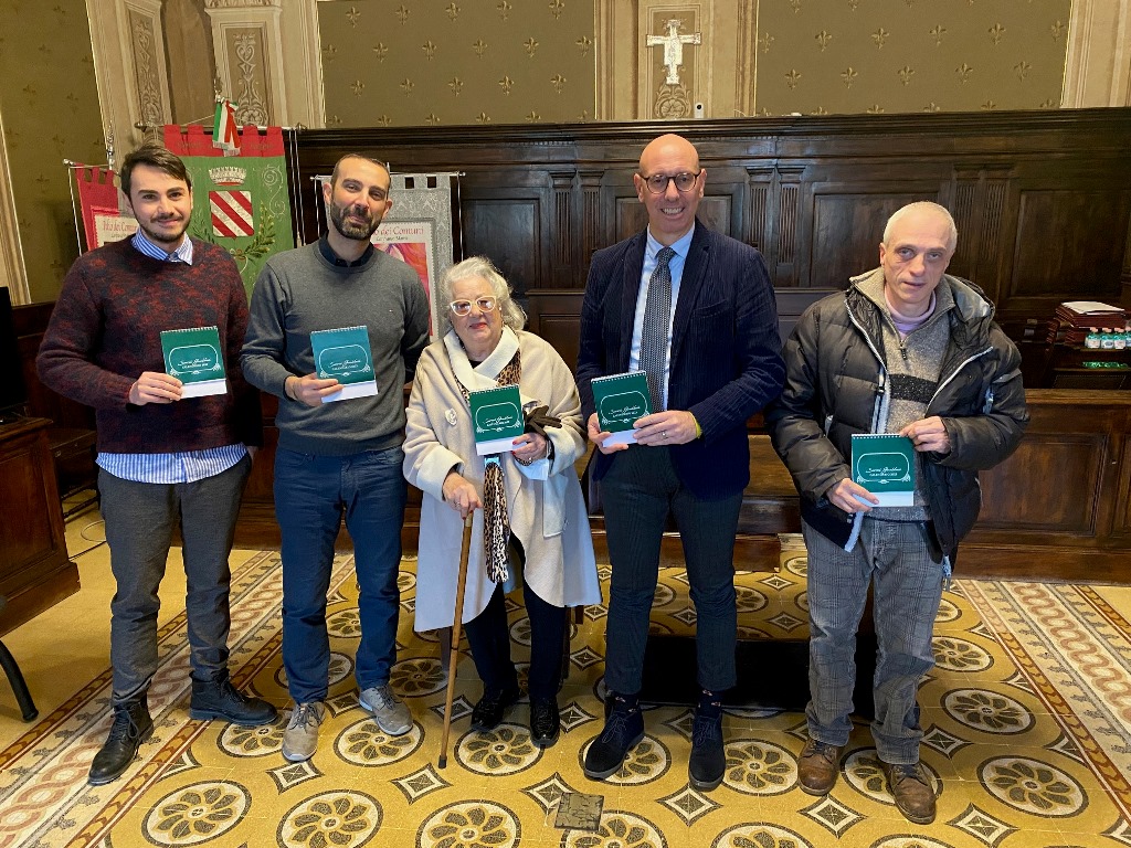 consegna calendario Scorci gualdesi