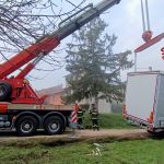 Tir impantanato a Sanfatuccchio