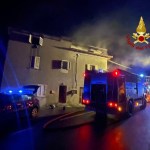 Incendio in una mansarda a Pantalla