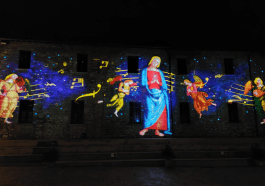 corciano palazzo comunale videomapping Natale