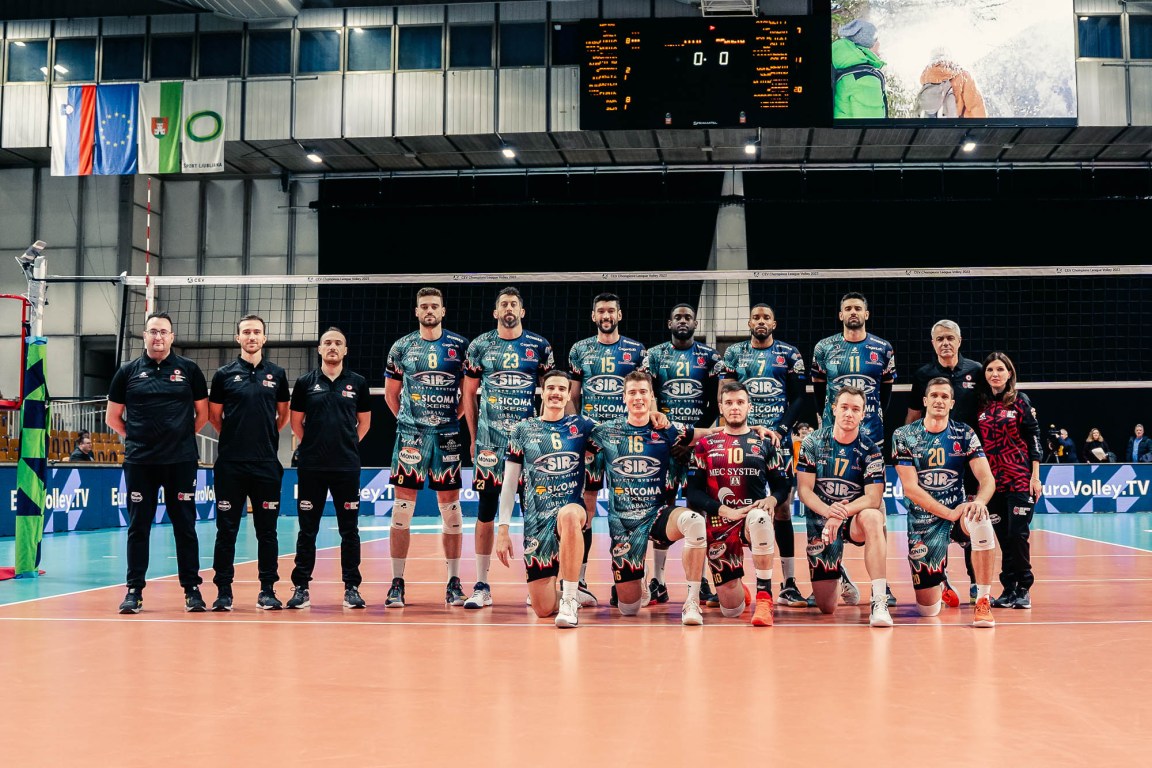 Sir Sicoma Monini Perugia a Lubiana