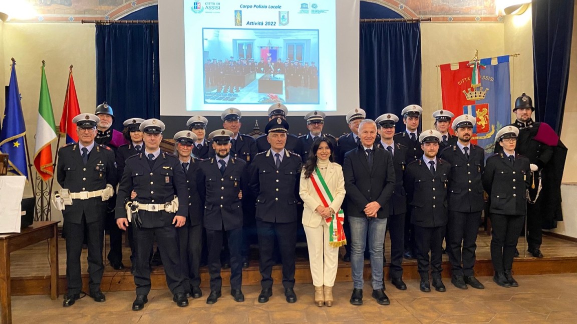 Polizia locale Assisi bilancio 2022