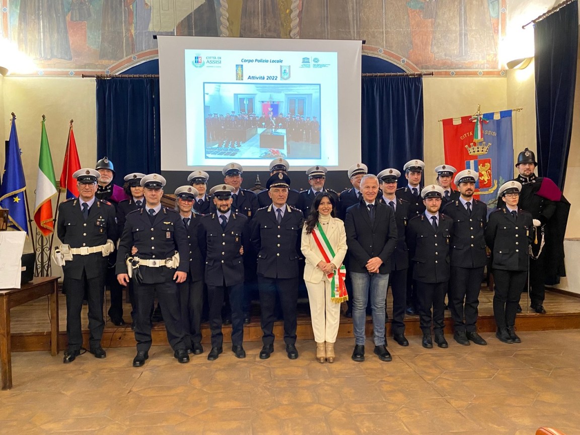 Polizia locale Assisi bilancio 2022