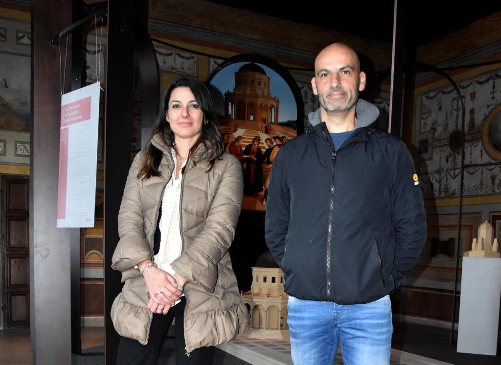 Luca Secondi e l’assessore Michela Botteghi