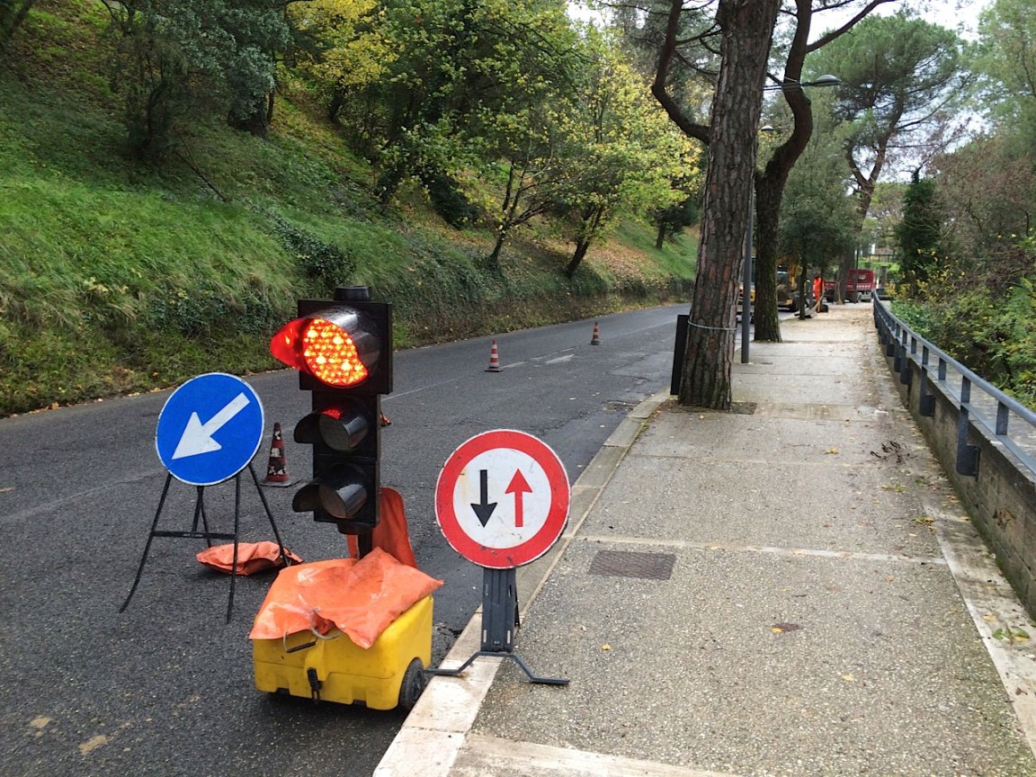 lavori in corso strade todi