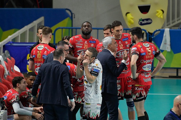 Sir Safety Susa Perugia e coach Anastasi