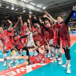 Sir Safety Susa Perugia festeggia la vittoria