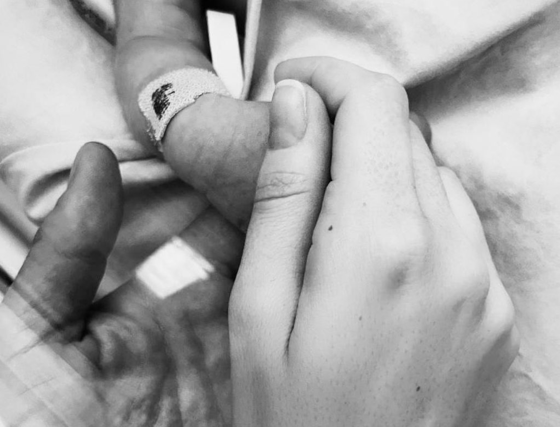 Il post su Instagram con cui Luca Argentero ha annunciato la nascita del figlio