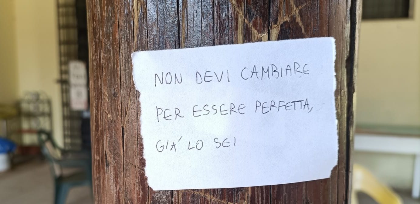 Non devi cambiare per essere perfetta, già lo sei