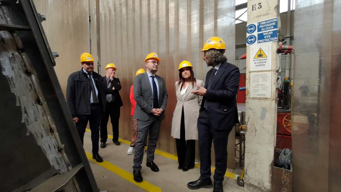 Allimep_visita senatore Misiani