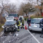 Incidente stradale a Gubbio scontro fra due automobili