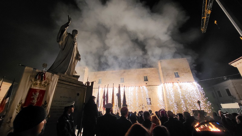 La Fiaccola Benedettina è rientrata a Norcia 2023