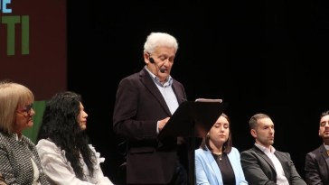 presentazione del candidato sindaco a Umbertide Sauro Anniboletti