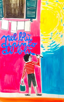 Innocenti disegni cinema - Nel blu dipinto di blu 1959