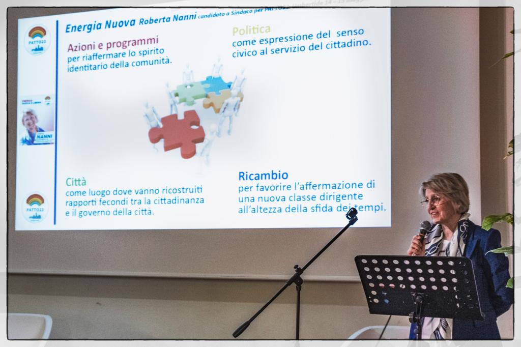 candidatura sindaco Umbertide Roberta Nanni 