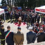posa prima pietra vigili del fuoco Todi