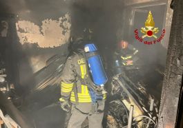 Incendio appartamento disabitato