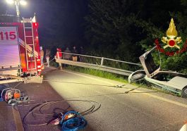auto fuori strada Cerreto