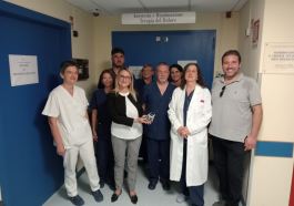 FOTO DONAZIONE SATURIMETRO AL REPARTO DI RIANIMAZIONE DI SPOLETO
