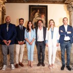 Il sindaco Carizia insieme alla sua squadra (foto Paolo Ippoliti)