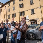 La festa per la rielezione del sindaco Carizia (foto Paolo Ippoliti)