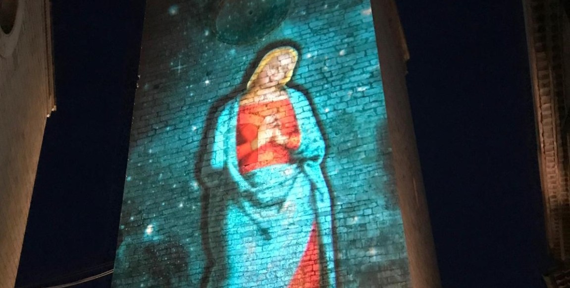 corciano videomapping Perugino