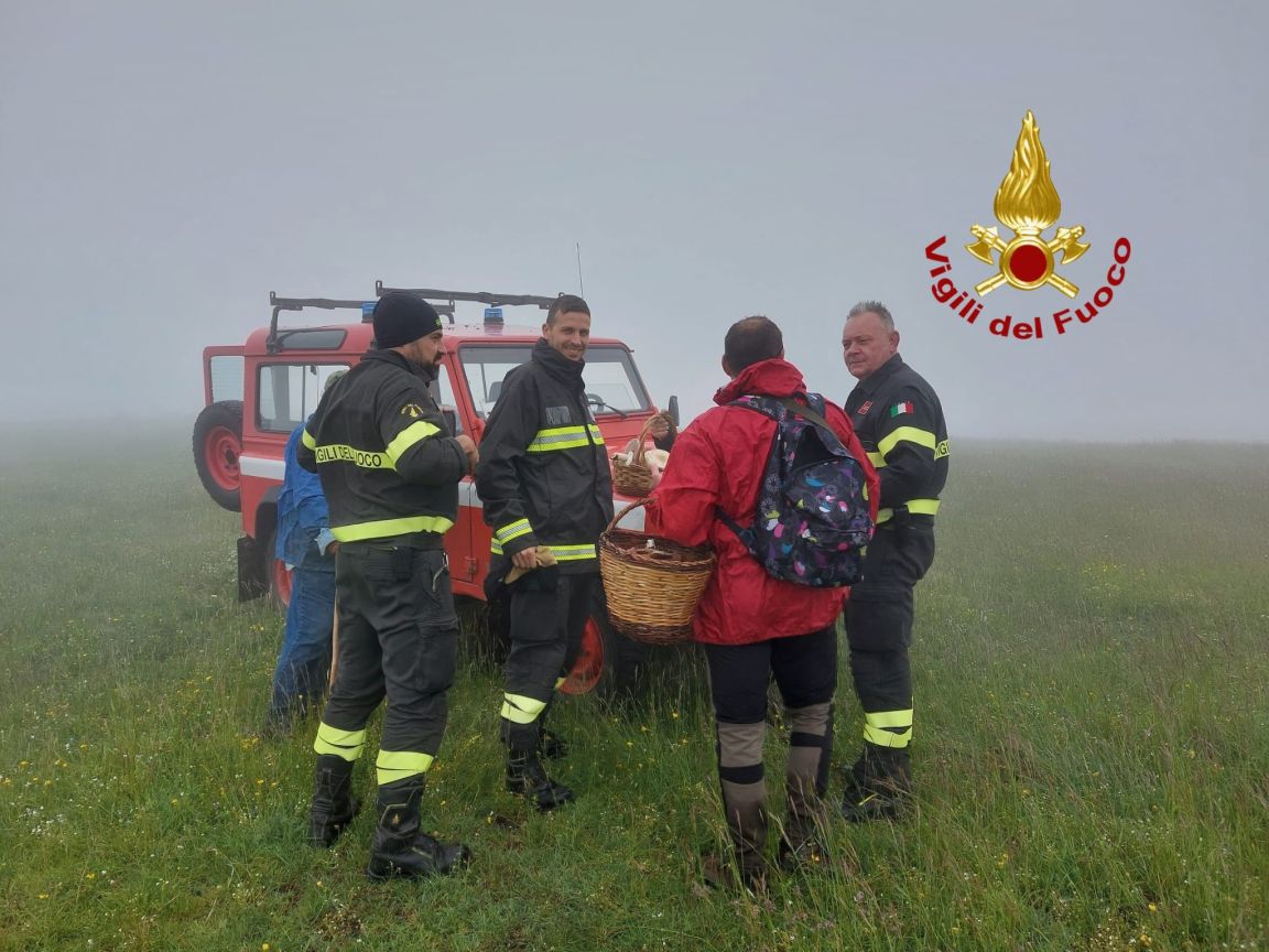 ritrovate le tre persone disperse a Gualdo Tadino