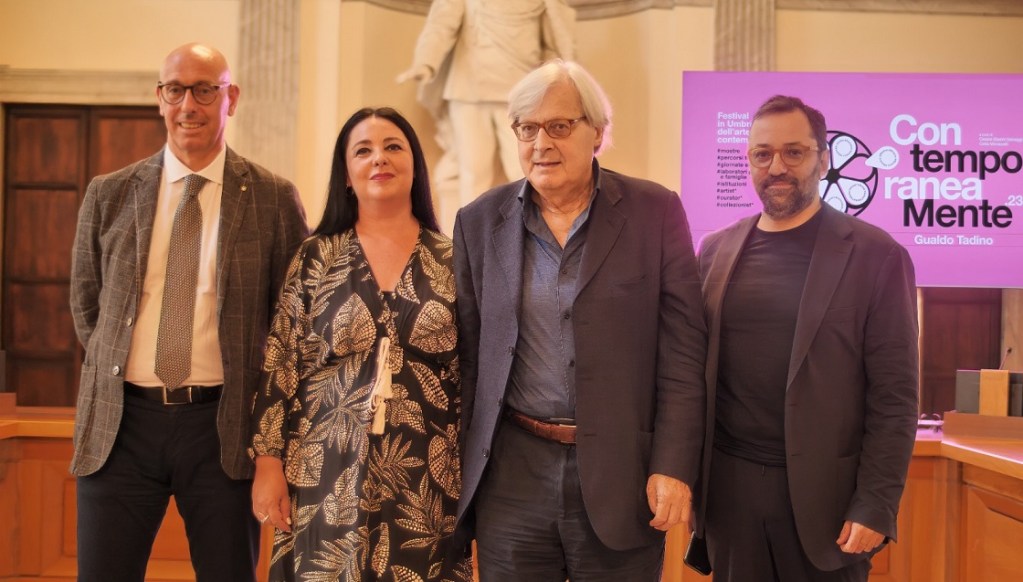 Massimiliano Presciutti, Catia Monacelli, Vittorio Sgarbi, Cesare Biasini Selvaggi