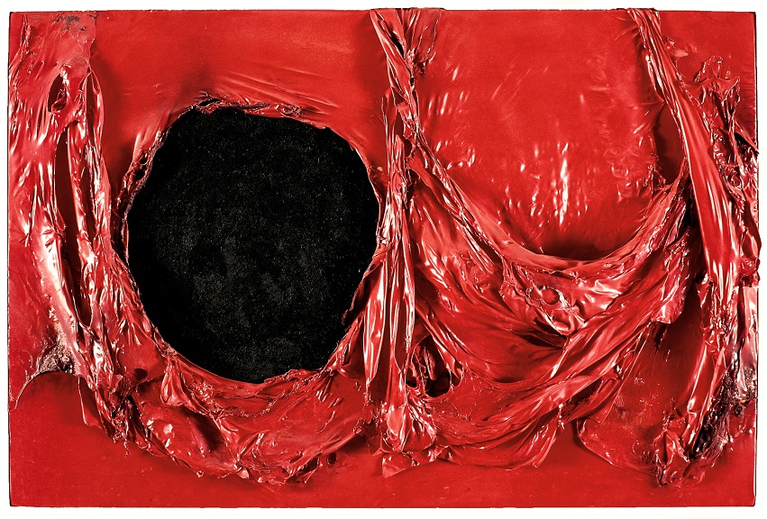 Alberto Burri_Rosso Plastica_Fondazione Palazzo Albizzini Collezione Burri