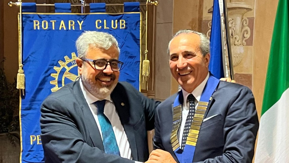 Aurelio Forcignanó nuovo presidente del Rotary Club Perugia Trasimeno