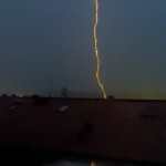 Foto ripresa dal video pubblicato su Perugia Meteo