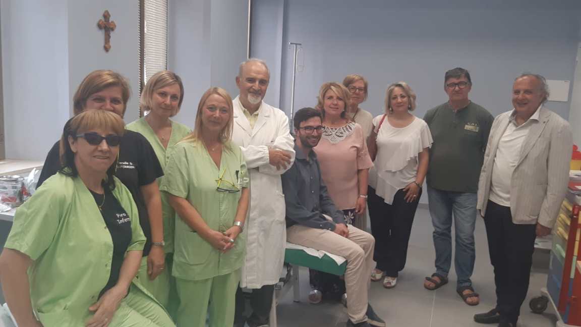 inaugurazione raccolta sangue Castiglione