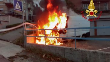 furgone a fuoco prepo