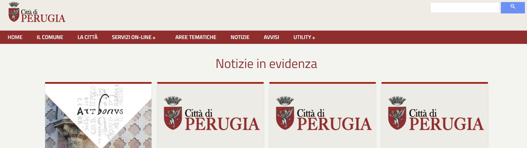 portale Comune di Perugia