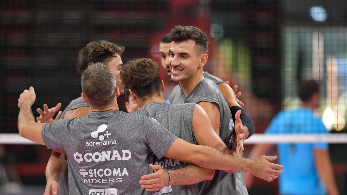 Allenamento congiunto, Sir Susa Vim Perugia, Emma Villas Siena