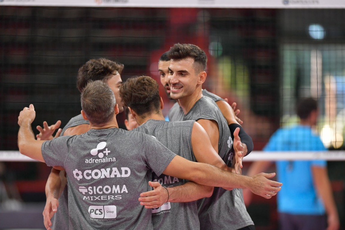Allenamento congiunto, Sir Susa Vim Perugia, Emma Villas Siena