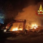 Incendio fienile Compignano
