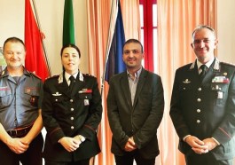 incontro fra il sindaco Pierotti e i carabinieri