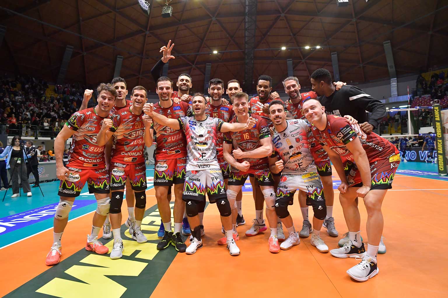 Perugia celebra la vittoria