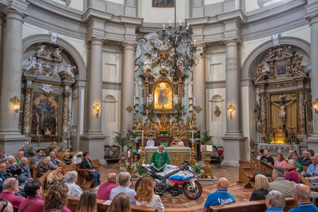 La Messa del motociclista di Umbertide (foto Paolo Ippoliti)
