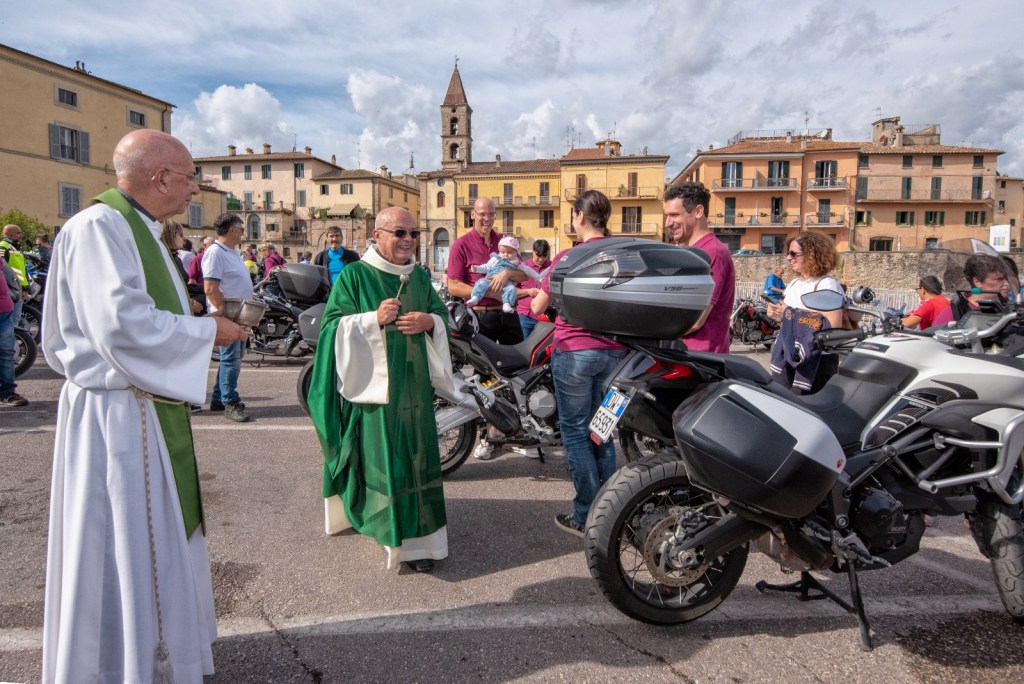 La Messa del motociclista di Umbertide (foto Paolo Ippoliti)