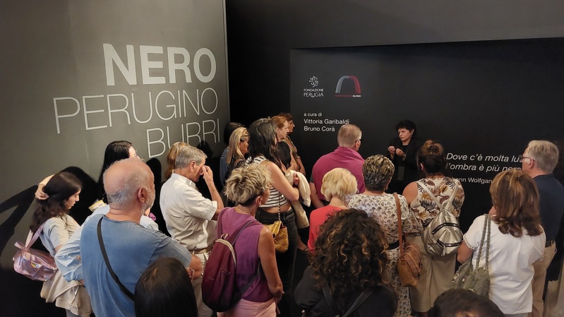Mostra NERO Perugino Burri