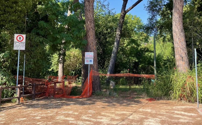 Pineta Ponte Felcino chiusa_foto Alvaro Lanfaloni