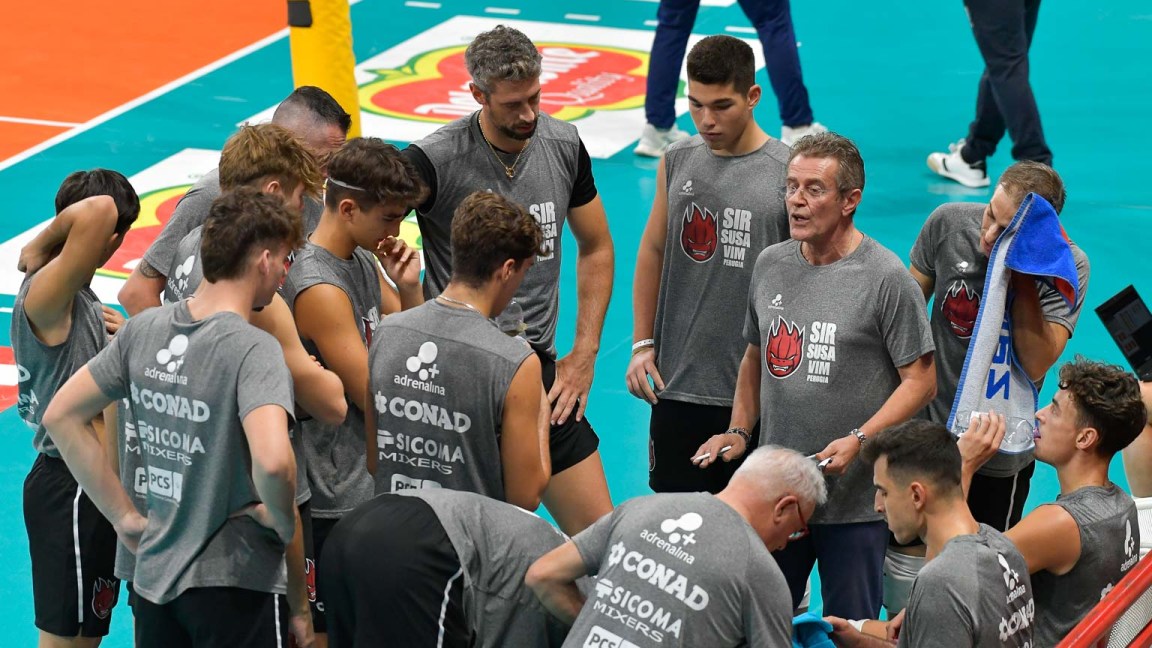 Sir Perugia allenamento