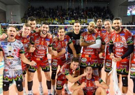 Rana VERONA vs Sir Susa Vim PERUGIA, 7ª giornata girone di andata regular season Superlega Credem Banca - Campionato italiano di Pallavolo Maschile - Volley Volleyball presso Pala AGSM AIM Verona IT, 26 novembre 2023. Foto: Michele Benda [riferimento file: 2023-11-26/_MB62411]