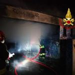 incendio magazzino parco ranieri