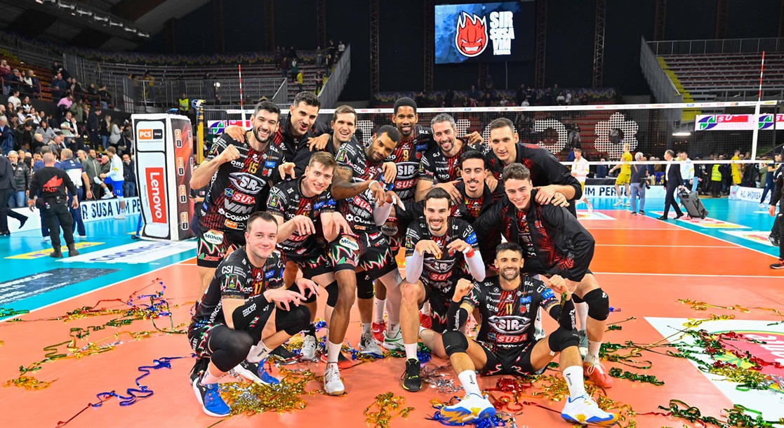 Sir Susa Vim Perugia - Valsa Group Modena, Quarti di finale Del Monte® Coppa Italia SuperLega - Pallavolo Maschile, Volley Volleyball presso PalaBarton Perugia IT, 4 gennaio 2024. [riferimento file: 2024-01-04/_MB65690] Foto: MICHELE BENDA per LegaVolley