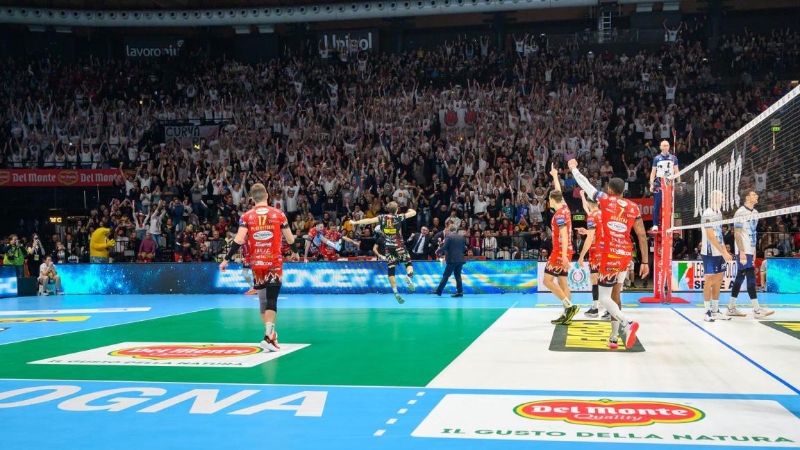 Sir Susa Vim Perugia - Mint Vero Volley MONZA, Finale Del Monte® Coppa Italia SuperLega - Pallavolo Maschile, Volley Volleyball presso PalaBarton Perugia IT, 28 gennaio 2024. [ID: 20240128/_MB67330] Foto: MICHELE BENDA